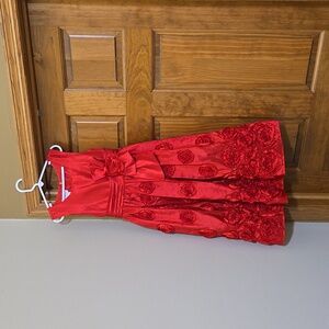 Bonnie Jean red girls dress